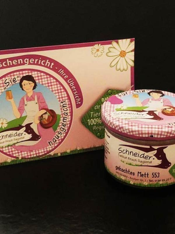 Gekochtes Mett, klein